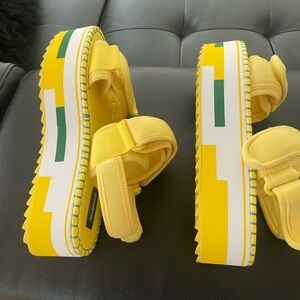 Colorful Platform Sandals